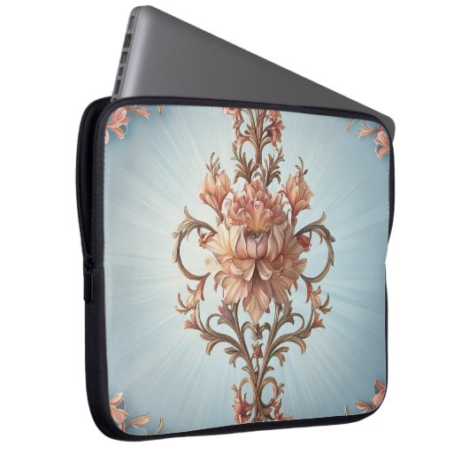 Barocke Rose Electronics Bag Laptopschutzhülle (Vorne Rechts)