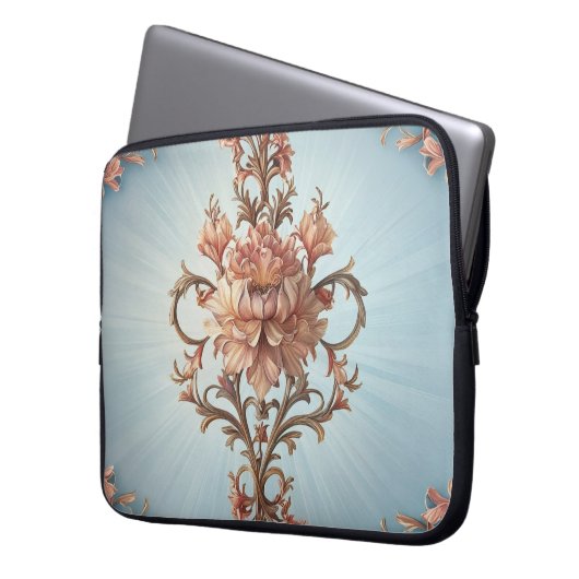 Barocke Rose Electronics Bag Laptopschutzhülle (Vorderseite Links)