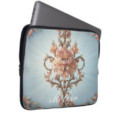 Barocke Rose Laptopschutzhülle (Vorne Rechts)