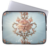 Barocke Rose Laptopschutzhülle (Vorderseite)