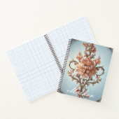 Barocke Rose Notizblock (Innenseite)