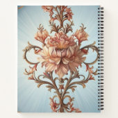 Barocke Rose Notizblock (Rückseite)