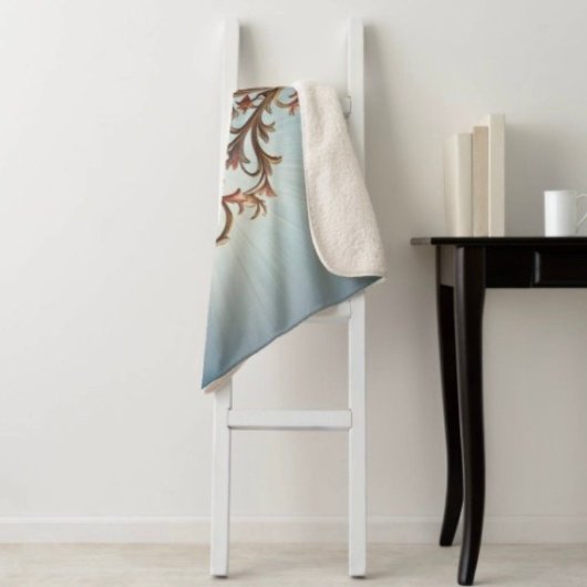 Barocke Rose Sherpadecke