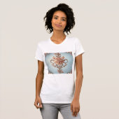Barocke Rose T-Shirt (Vorne ganz)