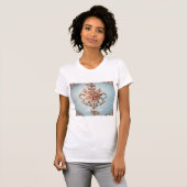 Barocke Rose T-Shirt (Vorne ganz)