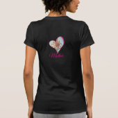 Barocke Rose T-Shirt (Rückseite)