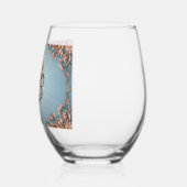 Barocke Rose Weinglas Ohne Stiel (Links)