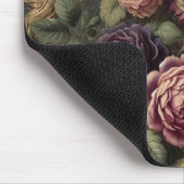 Barocke Schlachten & Blooms - Gotisches Blumendesi Mousepad (Ecke)