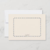 Barocke Schönheitskarten Einladung (Rückseite)