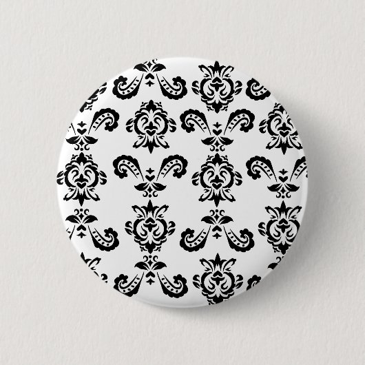 Barocke schwarze Taste Button (Vorderseite)