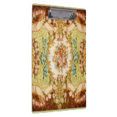 Barocke Tapete mit Viktorianischer blumengeschmück Klemmbrett (Rechts)