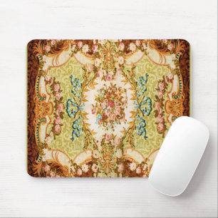 Barocke viktorianische florale Rosen-französische Mousepad