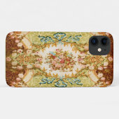 Barocke Viktorianische Rose mit Blumenmotiven, ros Case-Mate iPhone Hülle (Rückseite (Horizontal))