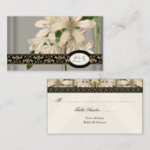 Barocke Vintage Lily formale Hochzeitssitze Platzkarte (Vorne/Hinten)