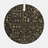 Barockelemente: Mega-Set-Muster. Ornament Aus Glas (Rückseite)