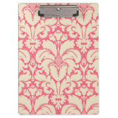 Barocker Artdamasthintergrund 2 Klemmbrett (Vorderseite)