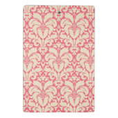 Barocker Artdamasthintergrund 2 Mini Klemmbrett (Rückseite)