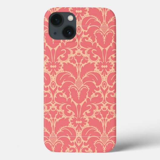 Barocker Artdamasthintergrund Case-Mate iPhone Hülle (Rückseite)