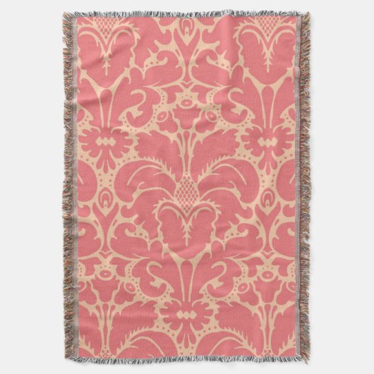 Barocker Artdamasthintergrund Decke (Vorderseite Vertikal)