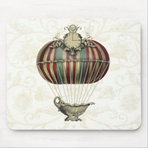Barocker Ballon mit Uhr Mousepad