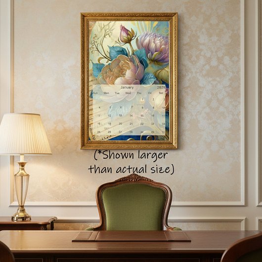 Barocker Blumenkalender Kalender