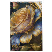 Barocker Blumenkalender Kalender (Titelbild)