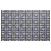 barocker Blumenmuster in Blau Stoff (Yard (91,4 cm))