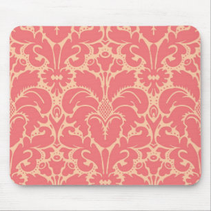 Barocker Damast-Hintergrund Mousepad