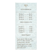 Barocker Ornamental - Fliegerpromo-Karte Werbekarte (Hinten)