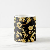 Barocker Rokoko, Viktorianisches Blumenmuster. Kaffeetasse (Mittel)