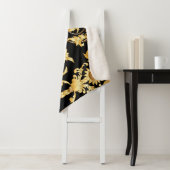 Barocker Rokoko, Viktorianisches Blumenmuster. Sherpadecke (Beispiel)