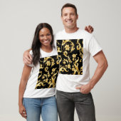 Barocker Rokoko, Viktorianisches Blumenmuster. T-Shirt (Unisex)