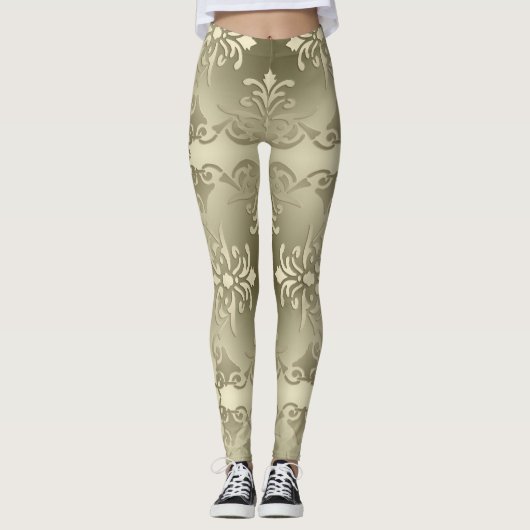 barockes Artelement Leggings (Vorderseite)