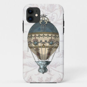 Barockes Ballon-Blau u. Creme Case-Mate iPhone Hülle