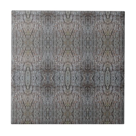 Barockes Baumrindenmuster 4,25 Quadrat Fliese (Vorderseite)