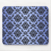 Barockes blaues gotisches viktorianisches Mousepad (Vorne)