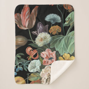 Barockes Blumen - Blumenstrauß der Blumen Sherpadecke