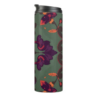 Barockes Blumengestalt-Reisemug