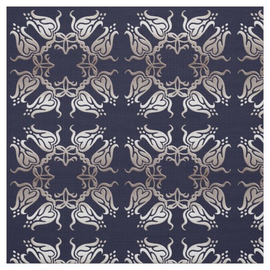 barockes Blumenmuster Stoff (Muster)