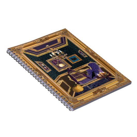Barockes Boudoir Notizblock (Rechte Seite)