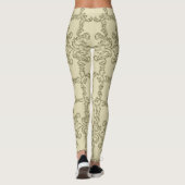 barockes Gutshofmuster Leggings (Rückseite)