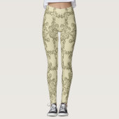 barockes Gutshofmuster Leggings (Vorderseite)