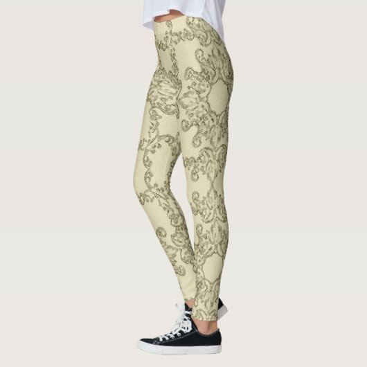 barockes Gutshofmuster Leggings (Links)