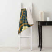 "Barockes Ornament-Muster in Gold und Schwarz" Dec Sherpadecke (Beispiel)