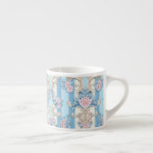 Barockes Pastellmuster Espressotasse (Rechts)