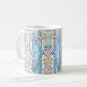 Barockes Pastellmuster Kaffeetasse
