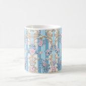Barockes Pastellmuster Kaffeetasse (Mittel)