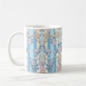 Barockes Pastellmuster Kaffeetasse (Links)