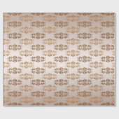 Barockes Retro Muster Geschenkpapier (Flach)