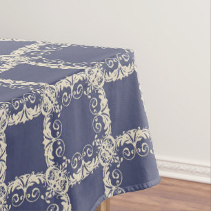barockes seamles Muster Tischdecke